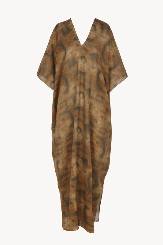 Kaftan, vestido de ramio taiyo print