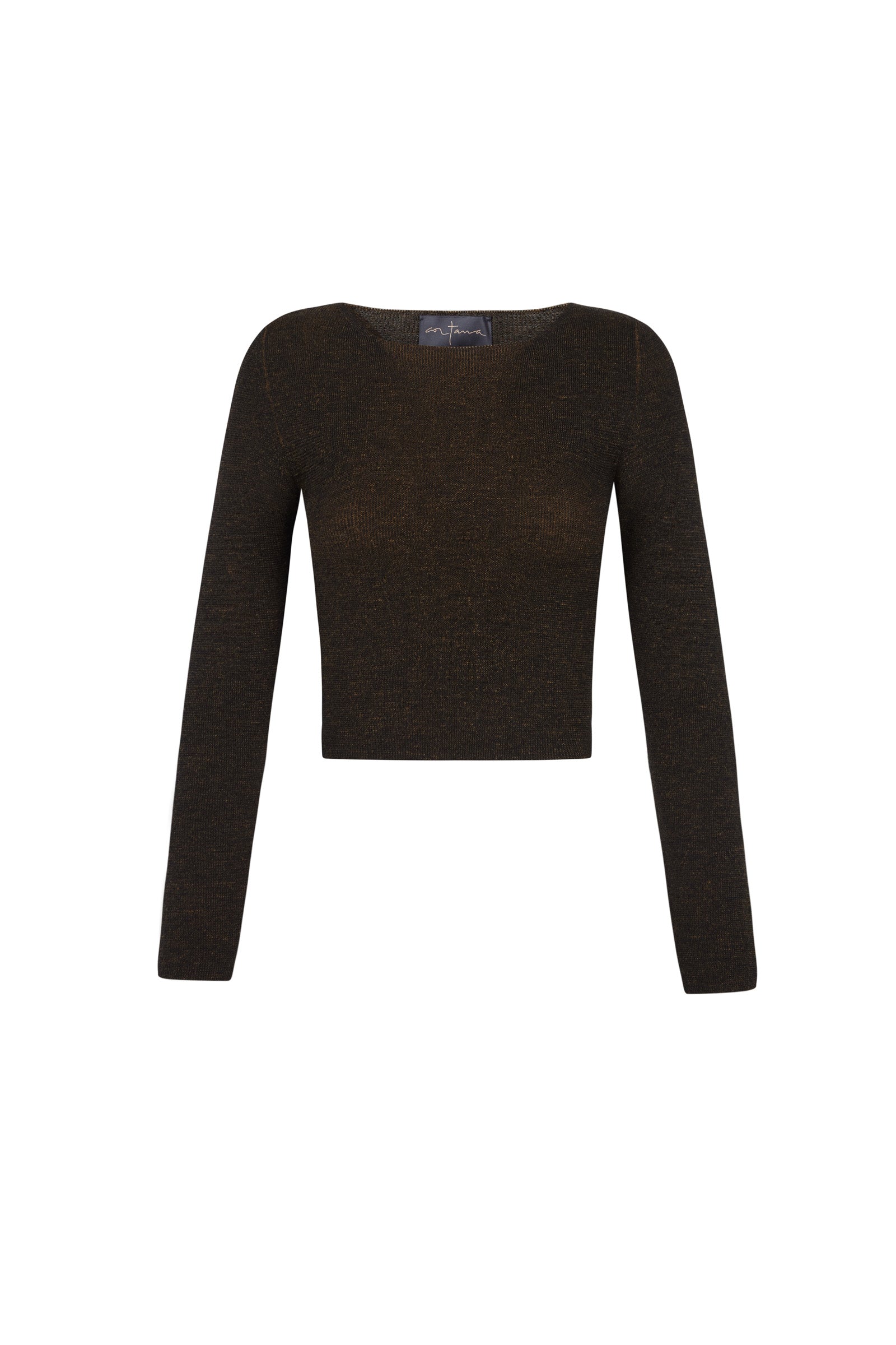 Kai, melange brown cashmere jumper