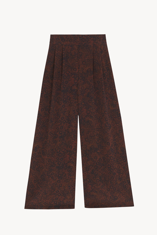 Karlie, hoop print silk pants