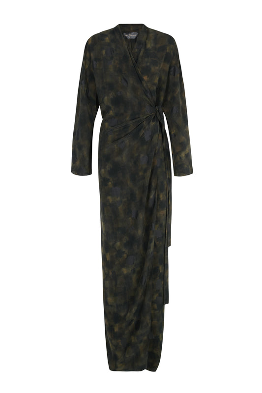 Karlie, vestido en seda klimt print