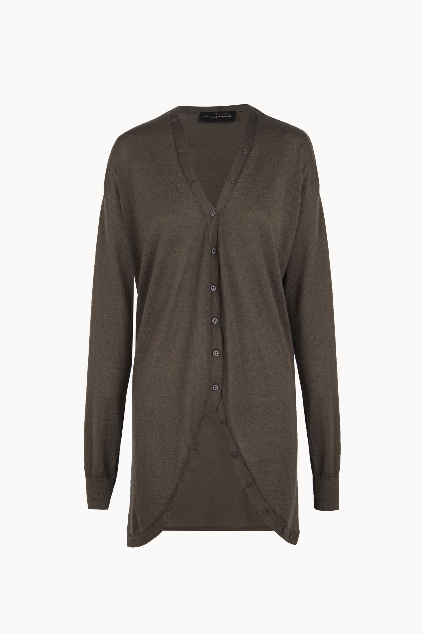 Klavier, khaki cashmere convertible top