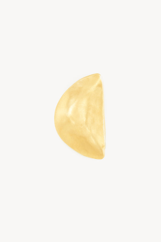 Kuuki left, silver triangular earring
