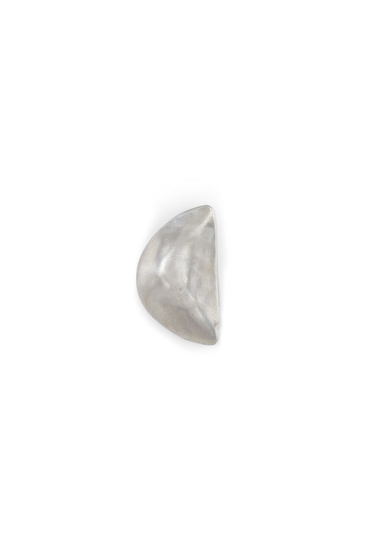 Kuuki left, silver triangular earring
