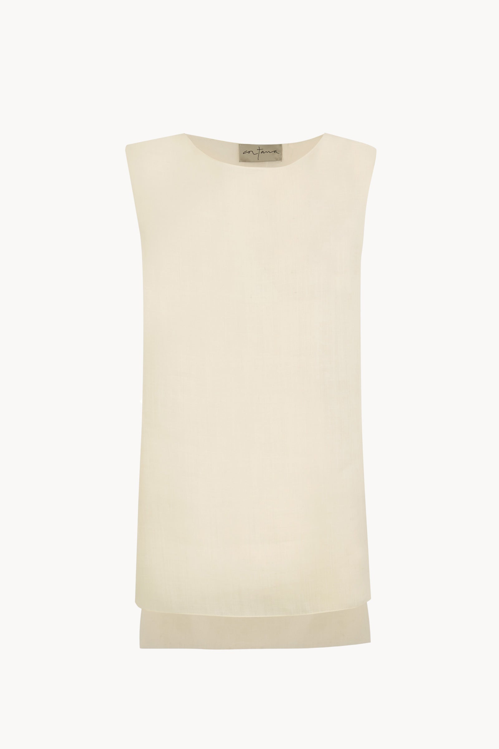 Lil, ivory ramie top