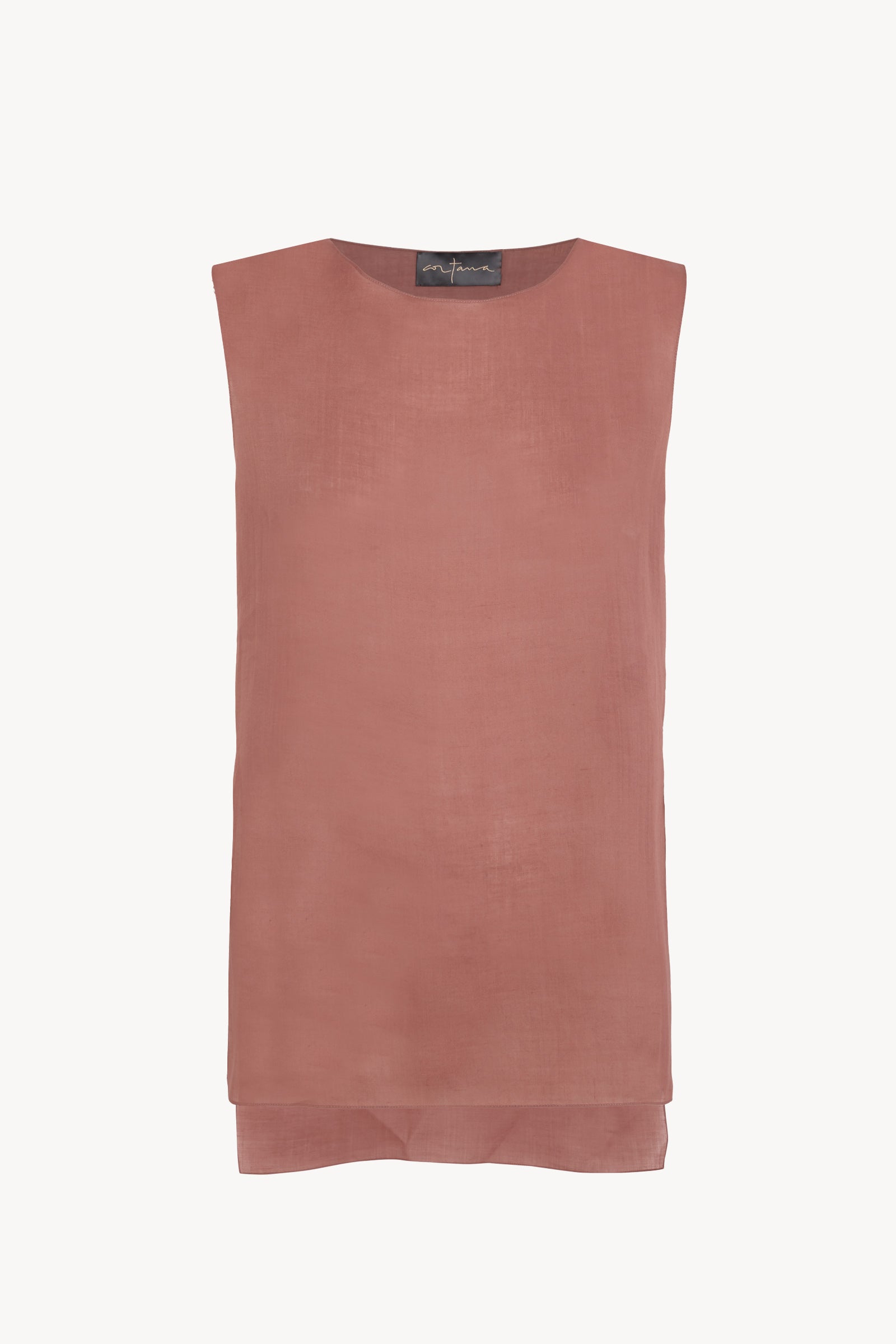Lil, strawberry ramie top