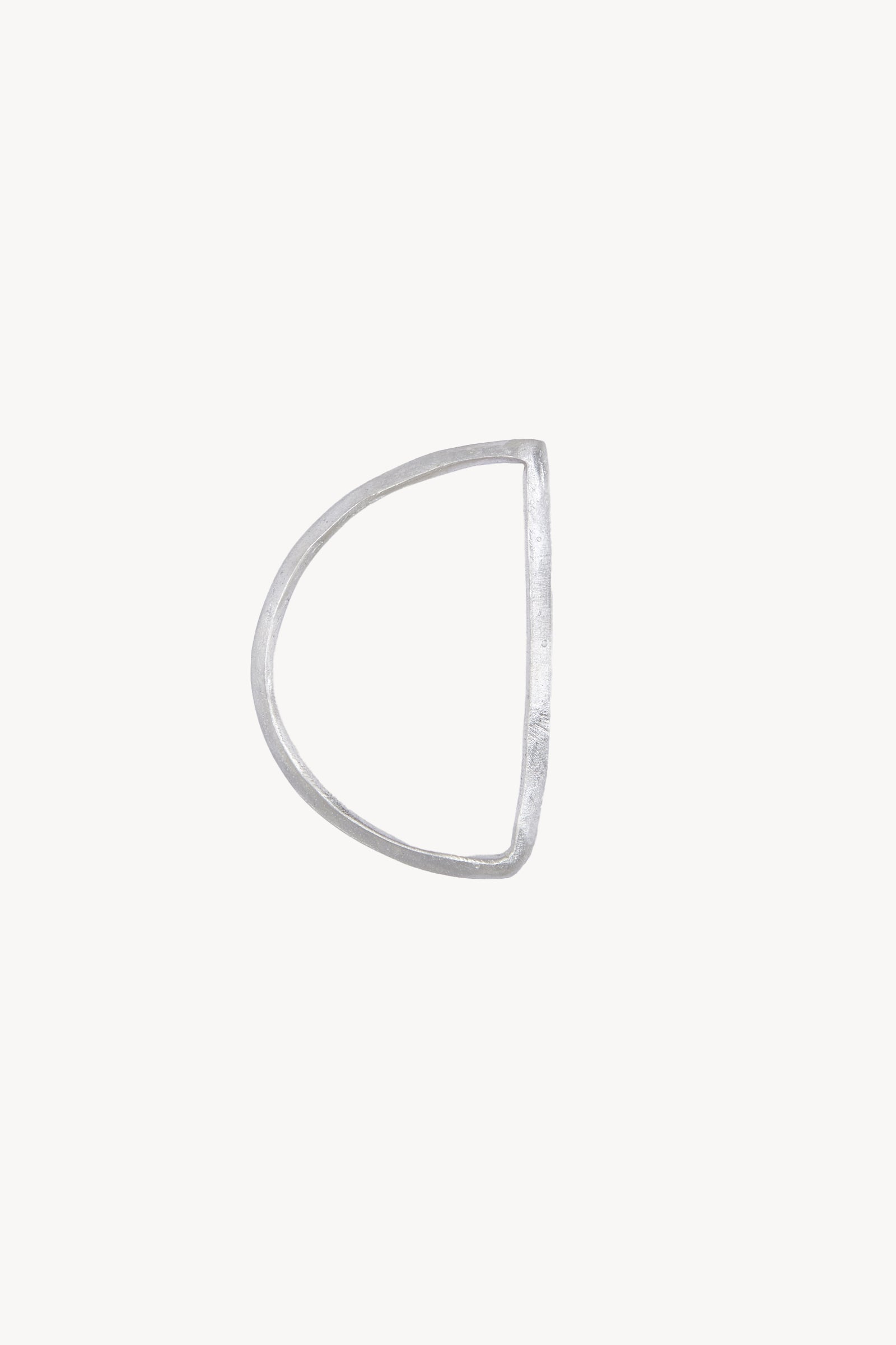 Maa left, individual silver earring