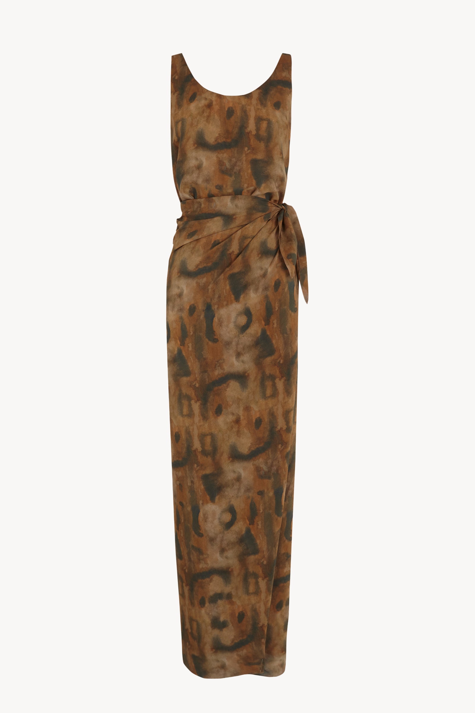 Mala, taiyo print silk dress