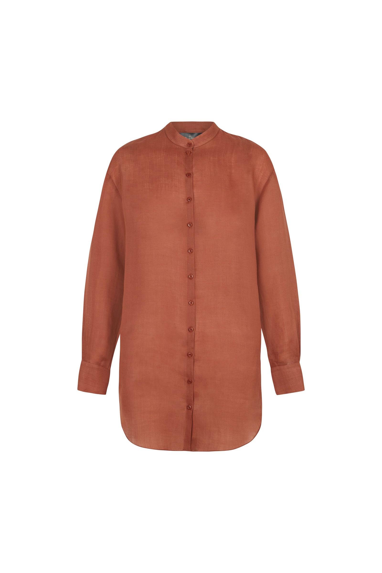 Marco, camisa en ramio rojo