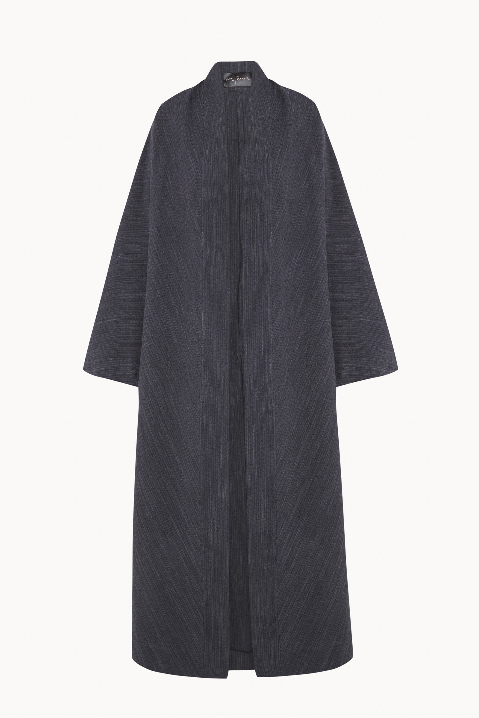 Marina, dark denim long jacket