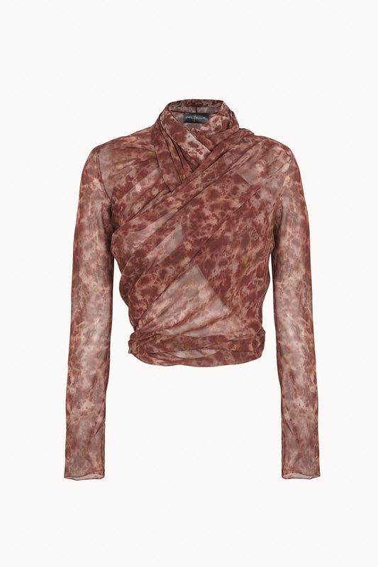 Meena, espurna print silk jacket