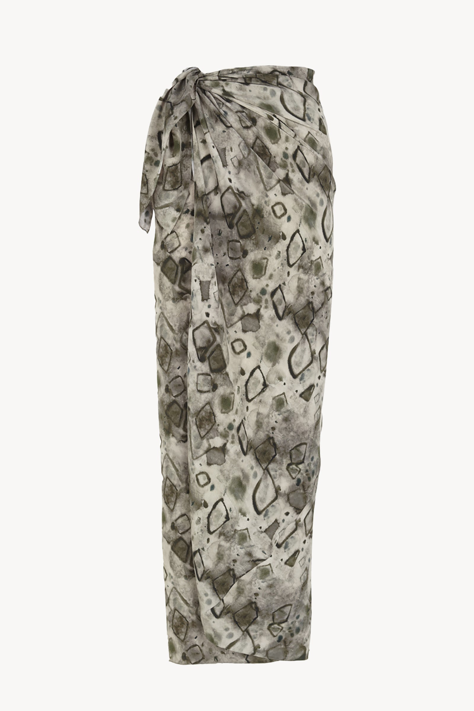 Pareo, falda de seda elmas print