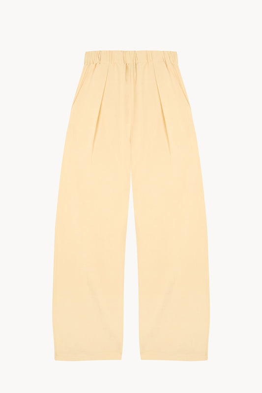 Mel, beige mares linen and silk pants