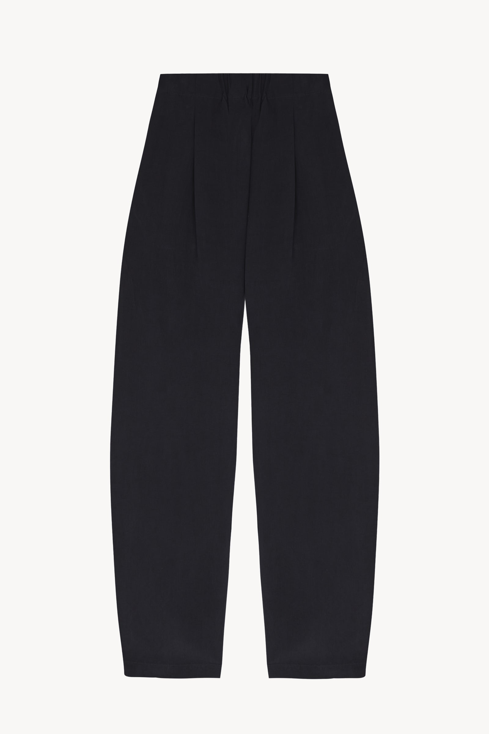 Mel, pure navy linen and silk pants