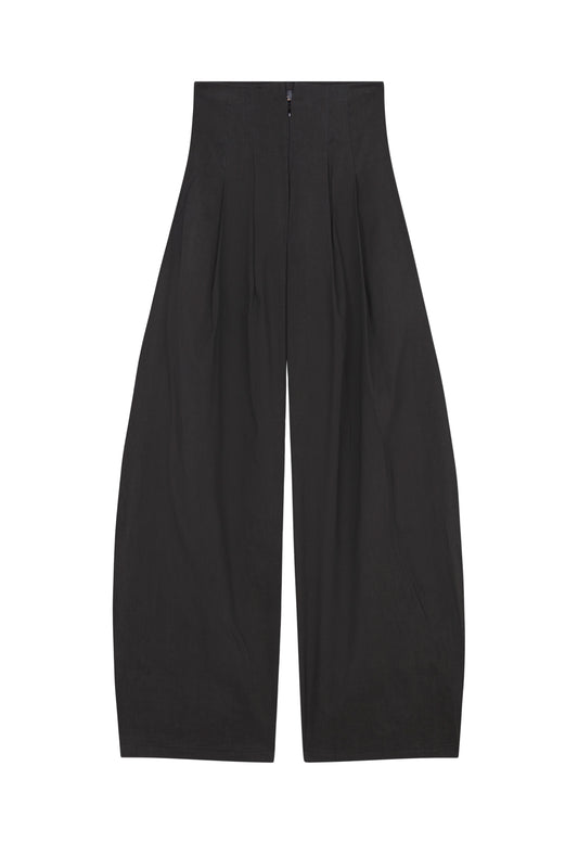 Mira, pantalon de talle alto grafito