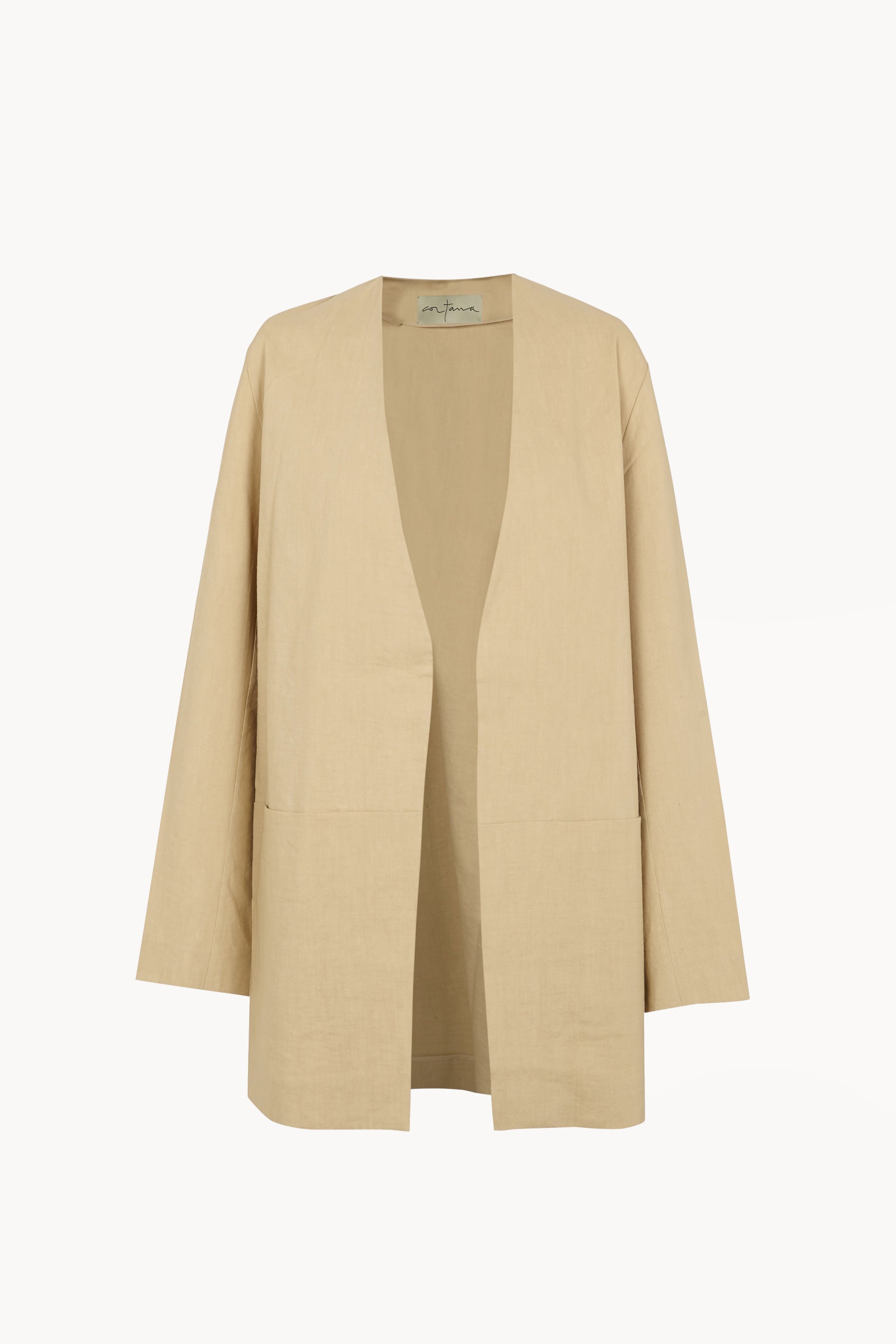 Mite, beige oversized jacket