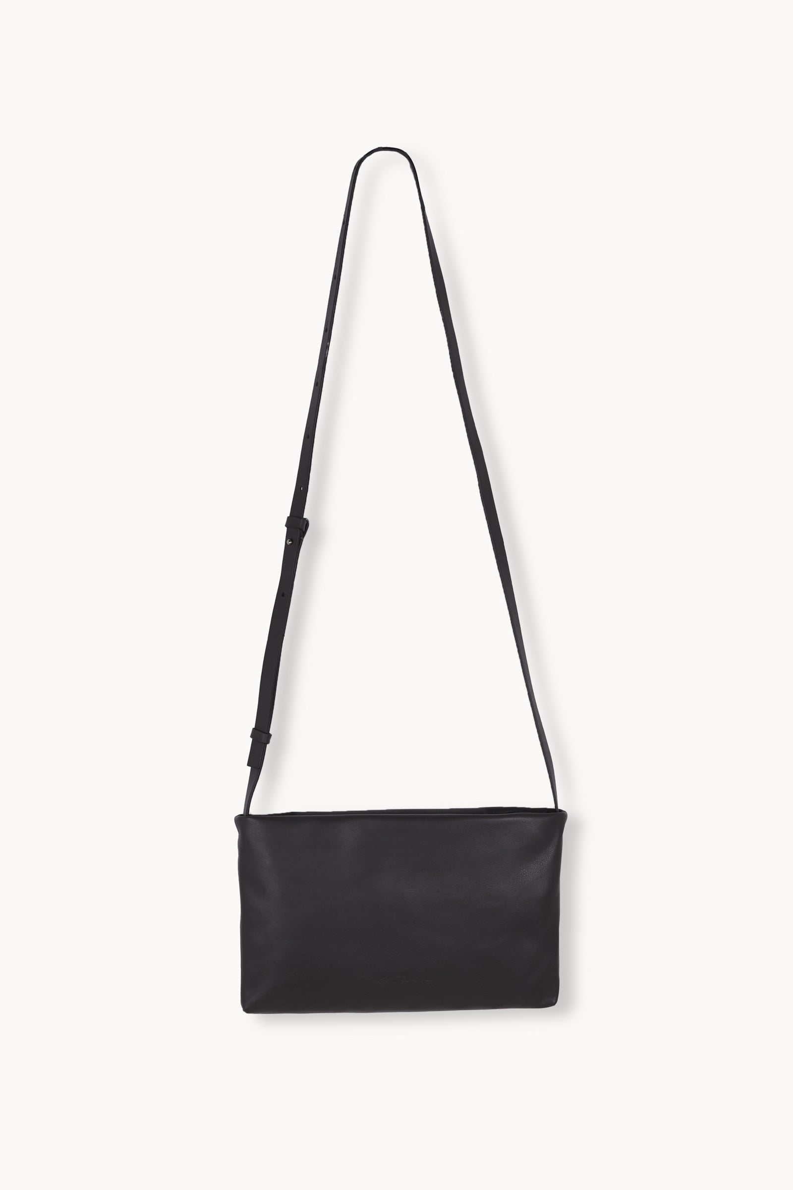 Myla, bolso bandolera de piel gris oscuro