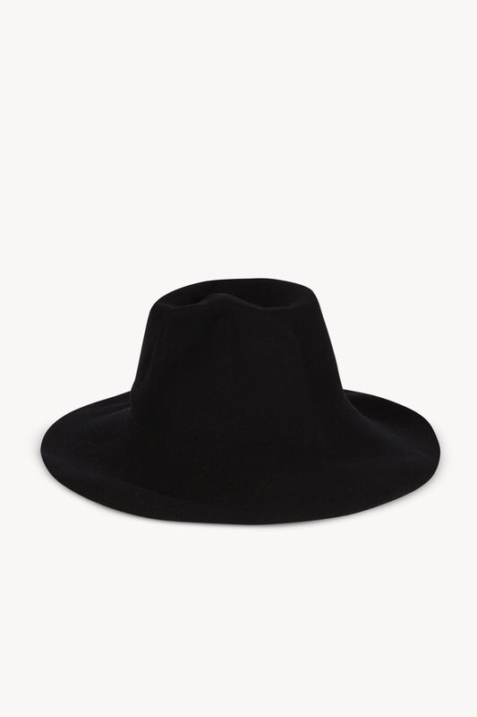 Mystic, dark blue felt hat