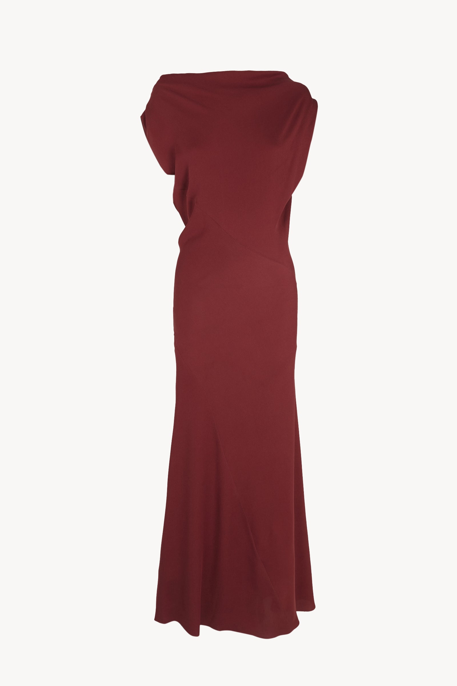 Najwa, cherry silk dress