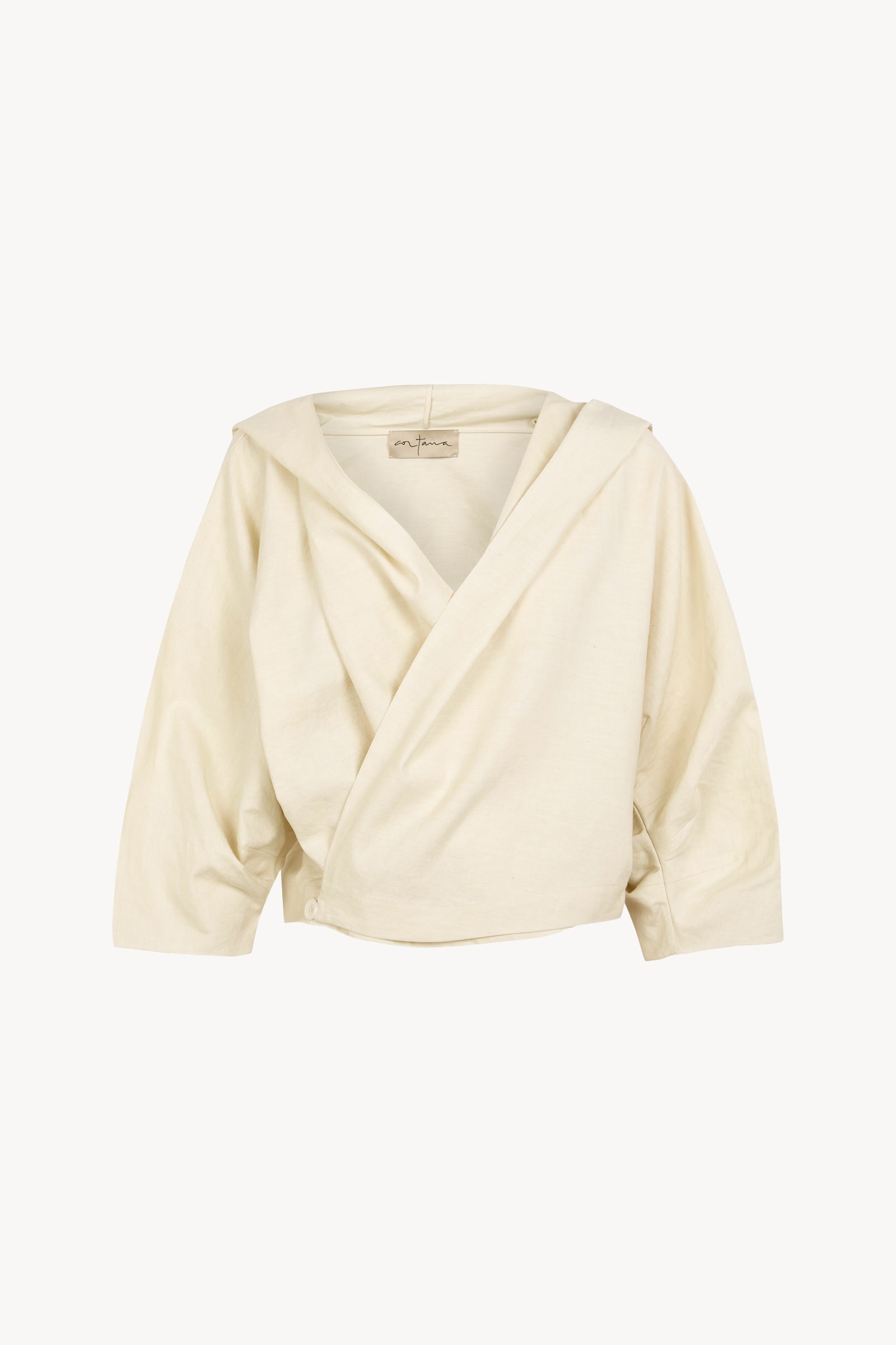 Noa, chaqueta de lino y algodon marfil