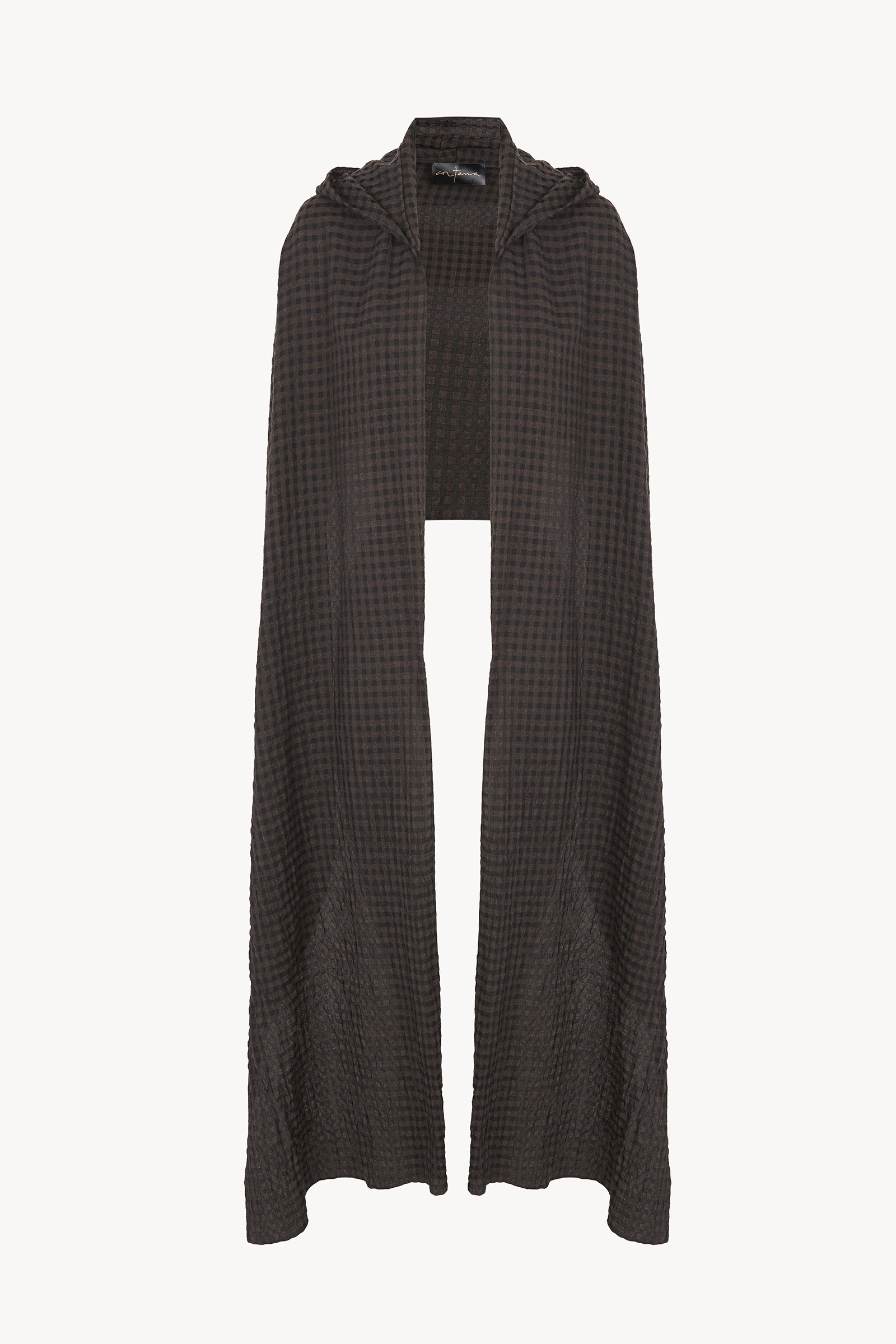 Nuna, bufanda a cuadros jacquard oscuro