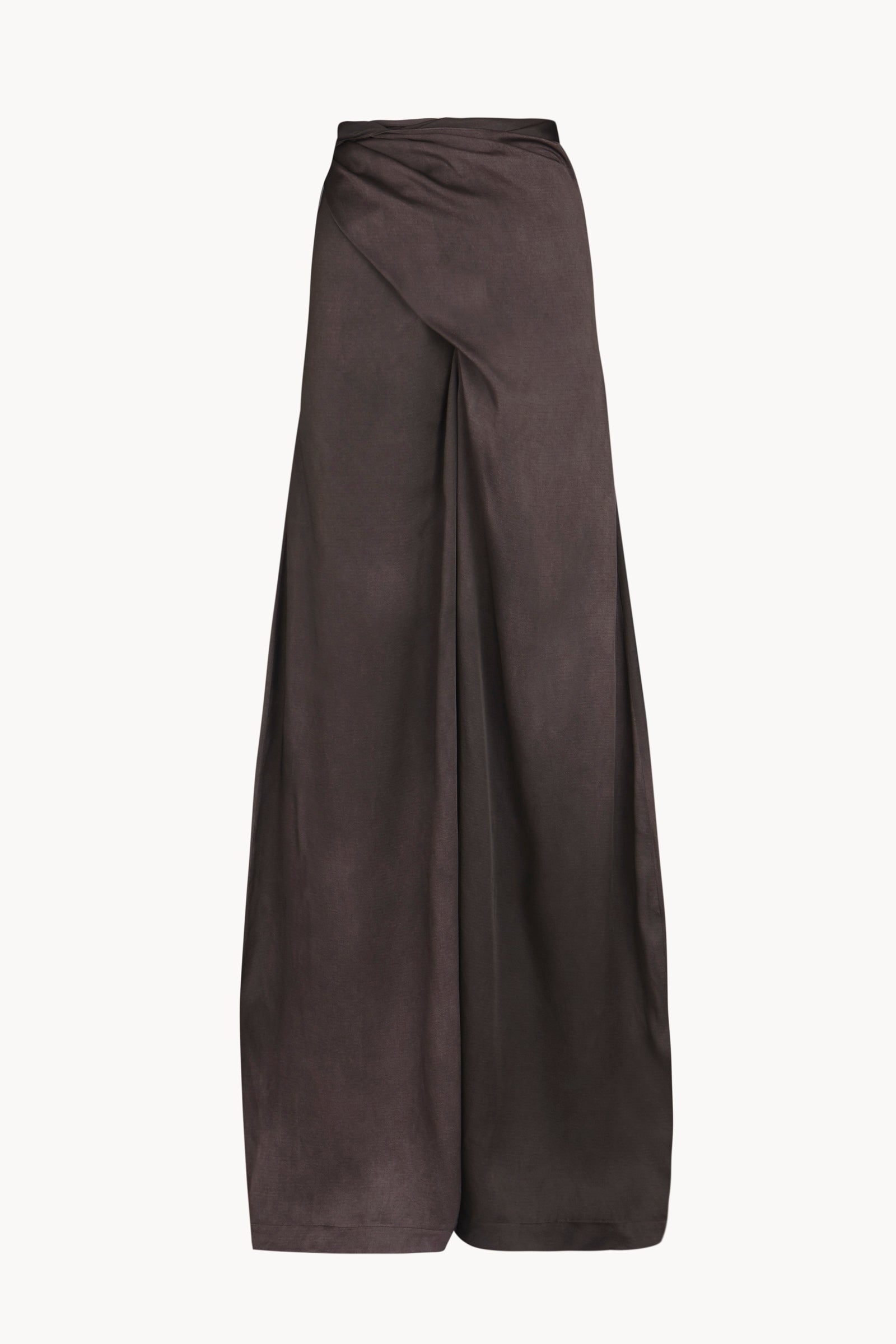 Ocaso, burgundy maltinto wrap trousers