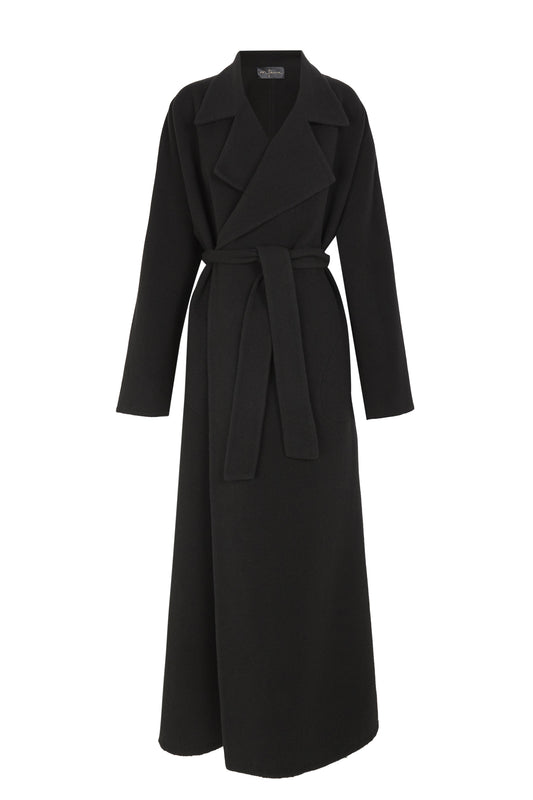 Penumbra, black double-face coat