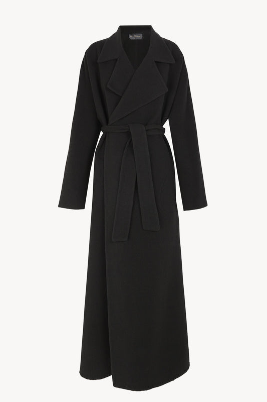 Penumbra, black double-face coat