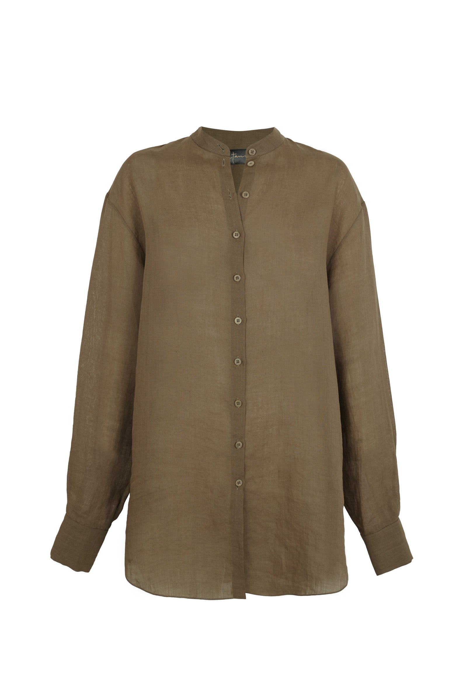 Raoul, camisa en ramio moca