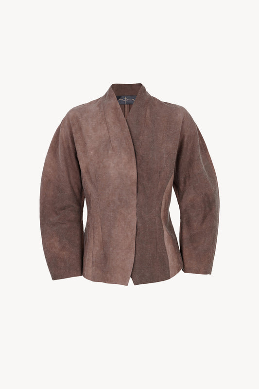 Ruth, fitted fade clay jacket