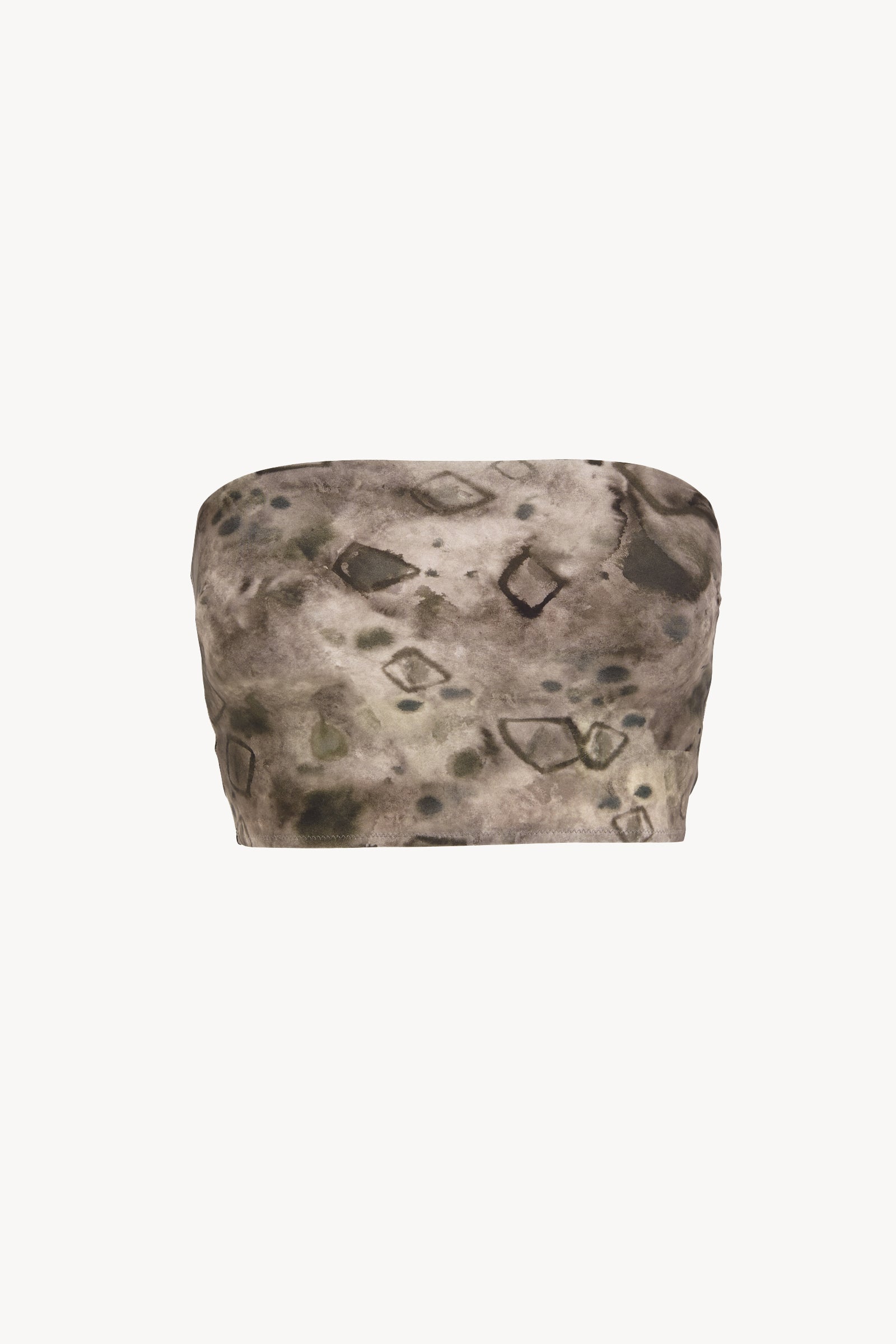 Ryo, bikini bandeau elmas print