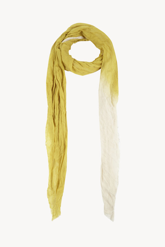 Ryo, two-tone acid yellow scarf