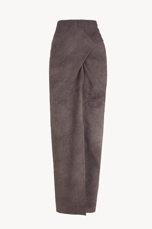 Sabina, fade mauve long skirt