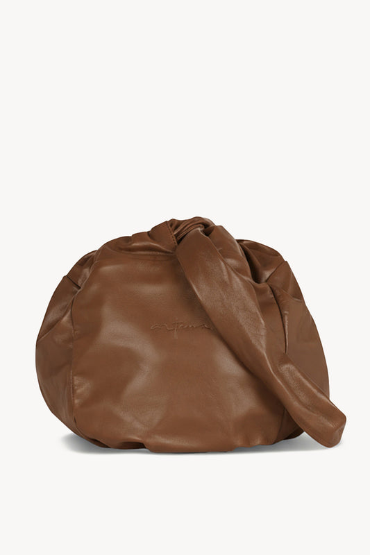 Sack L, large henna leather bag