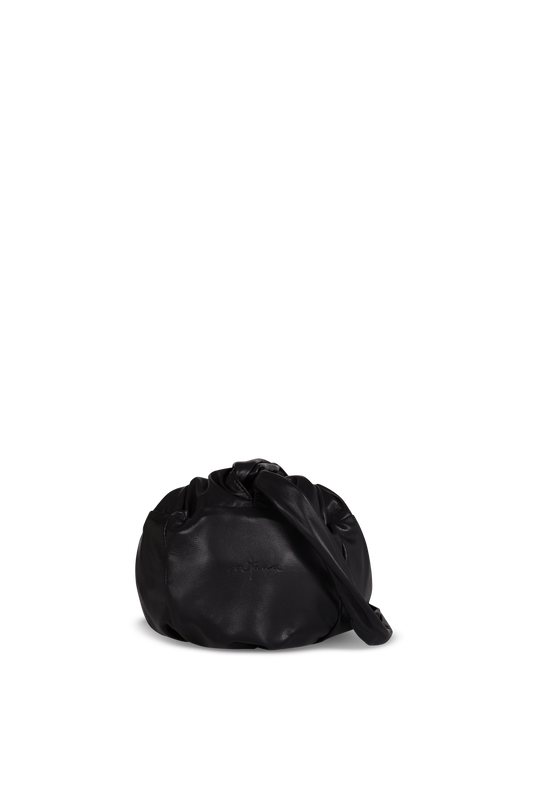 Sack S, bolso pequeño de cuero negro