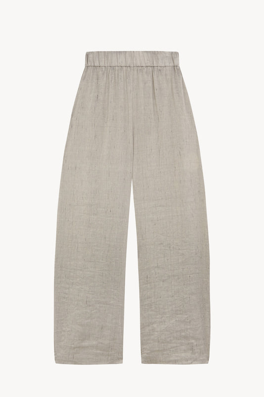 Sal, pantalon de rayas gris plata