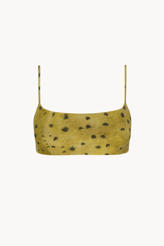 Salma, bikini bandeau llimona print