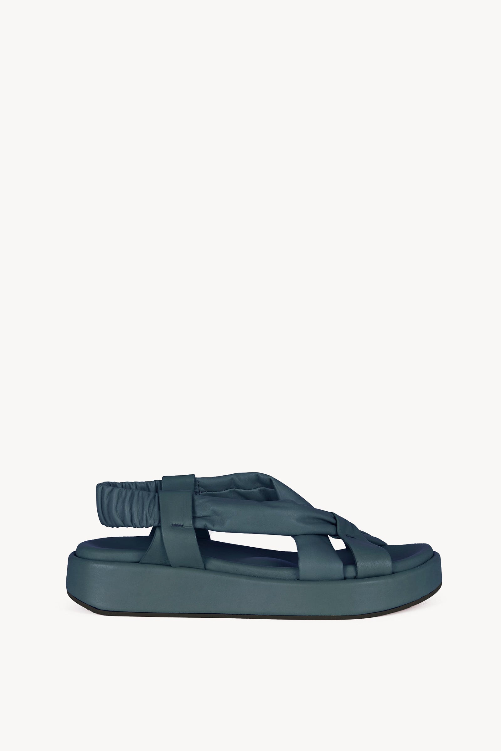 Suro, flat sandal in ocean green