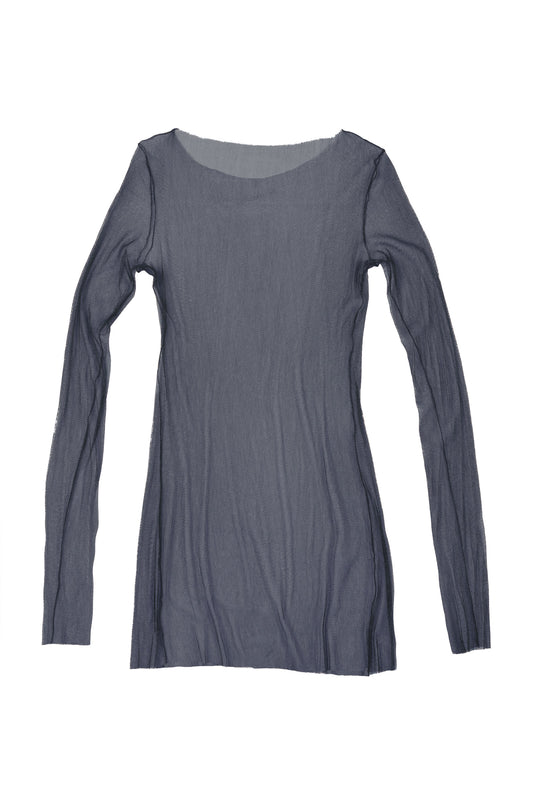 t de tul, tulle top navyc2