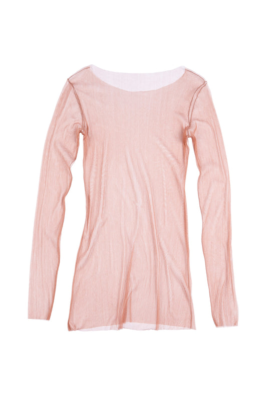 T de Tul, tulle top sunset po top