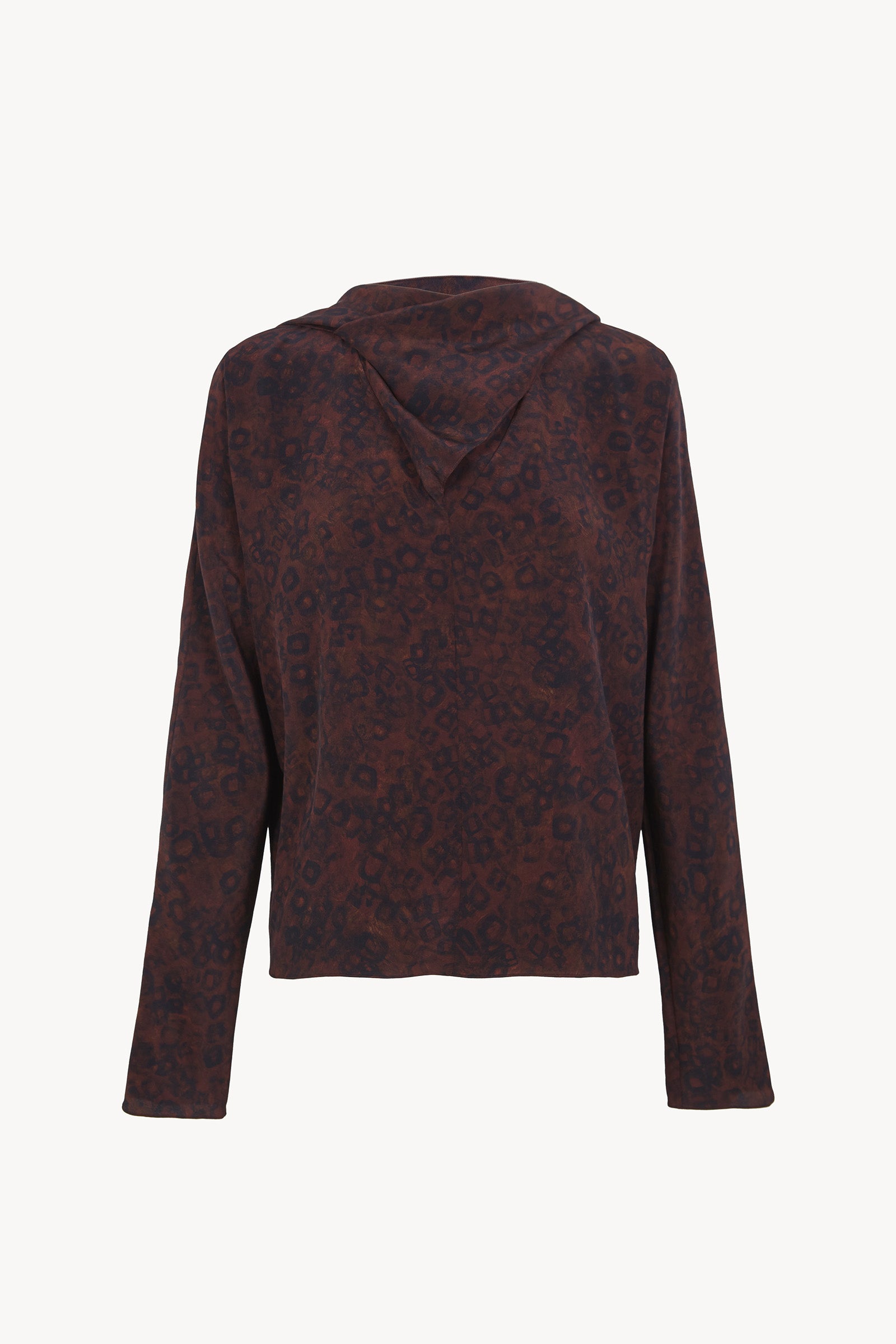 Tala, blusa de seda hoop print