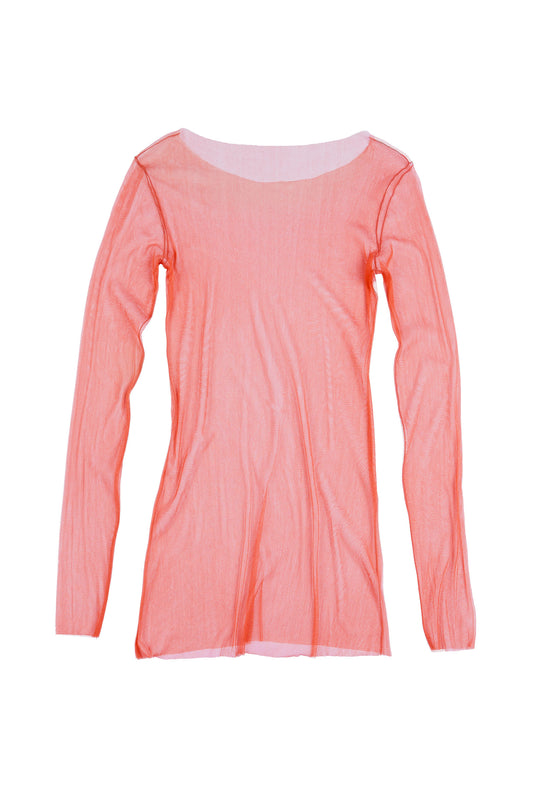 t de tul, tulle top ruban rouge