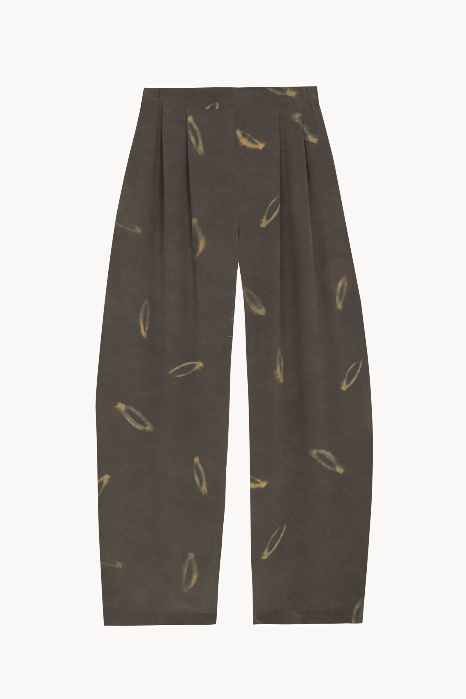 Thea, pantalon de seda soma print