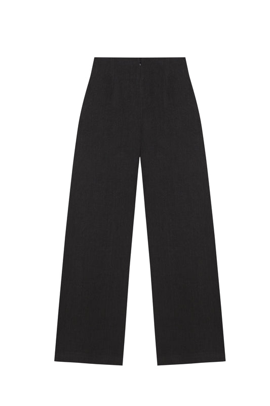 Tourmaline, black high-waisted pants