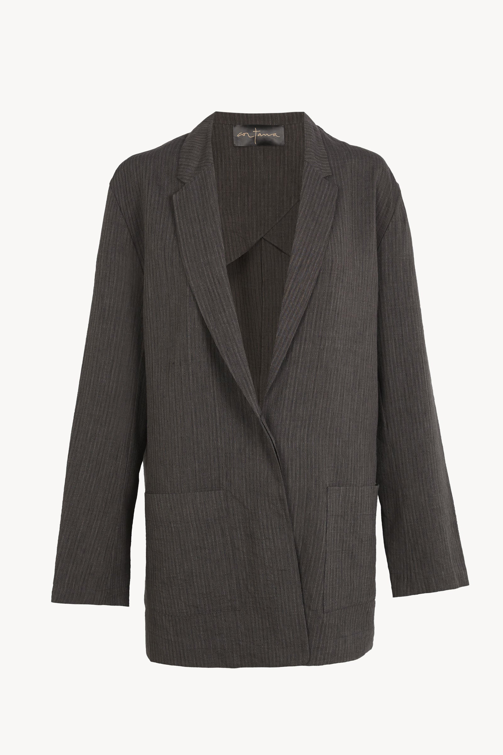 Trapani, chaqueta a rayas jacquard