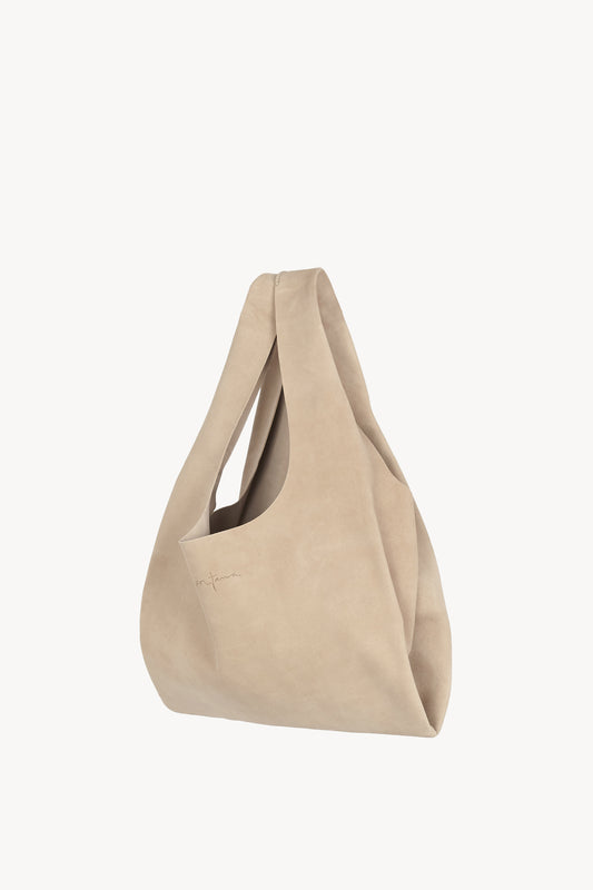 U XS, bolso de ante beige