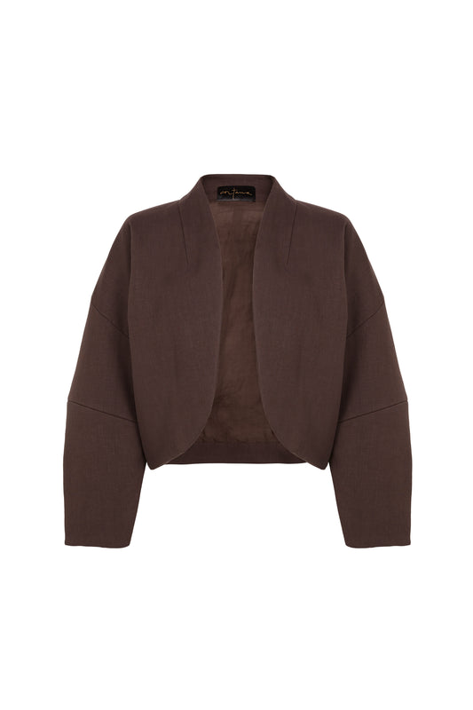 Umbra, purple-brown short jacket