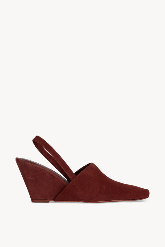 Umbra, sandalia con cuña tabaco