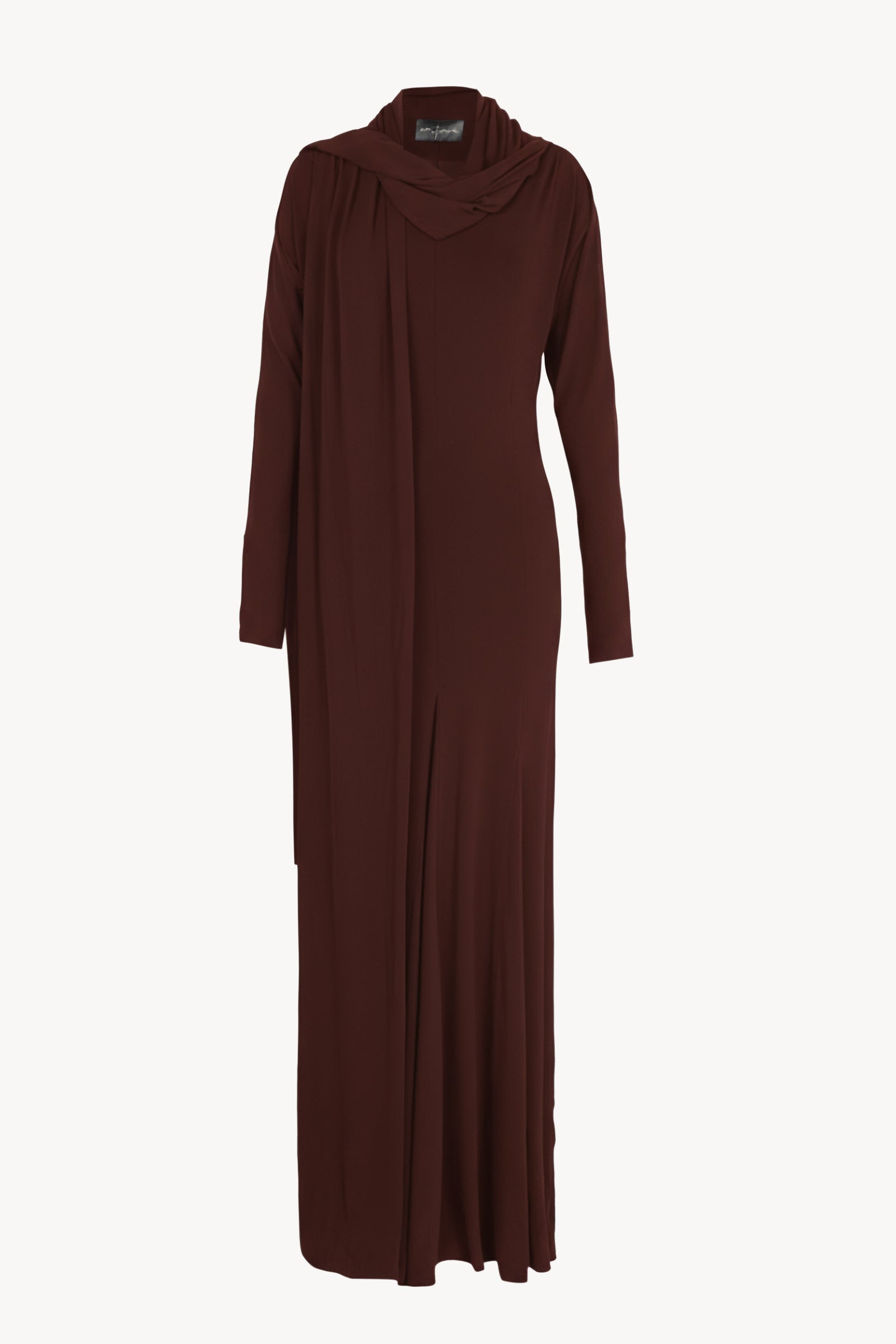 Velora, vestido de cupro stretch cereza