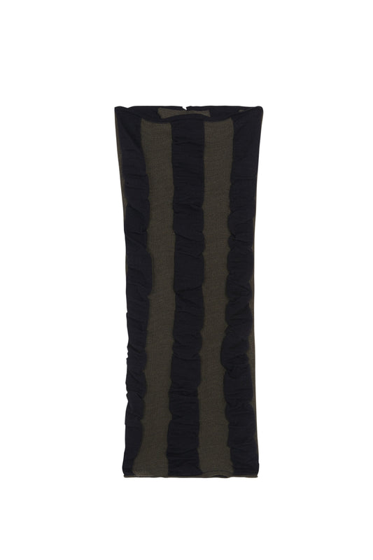 Winona, cuello de punto kaki y negro