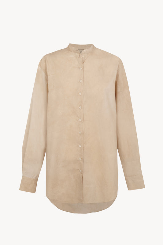 Yoko, fade beige poplin shirt